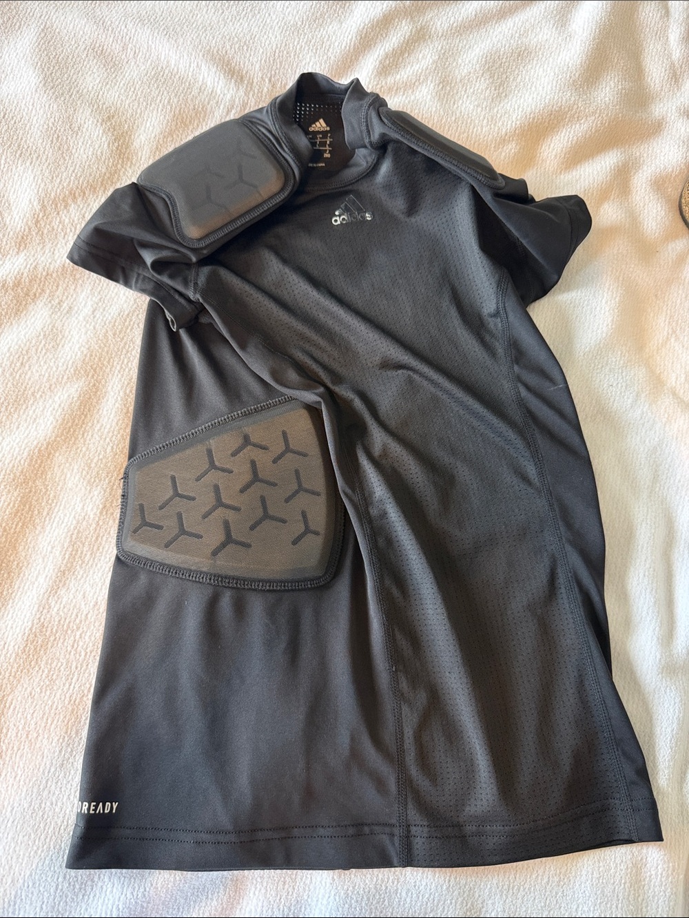 adidas Black Protective Padded Compression Top
